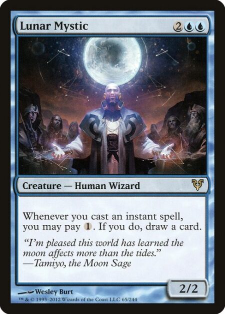 Lunar Mystic - Whenever you cast an instant spell