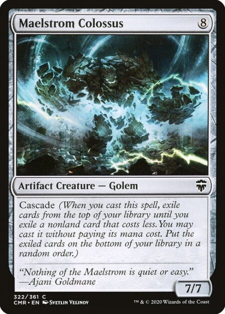 Maelstrom Colossus - Cascade (When you cast this spell