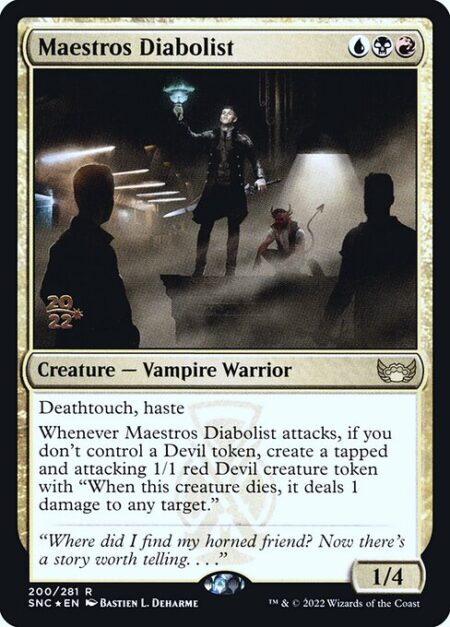 Maestros Diabolist - Deathtouch