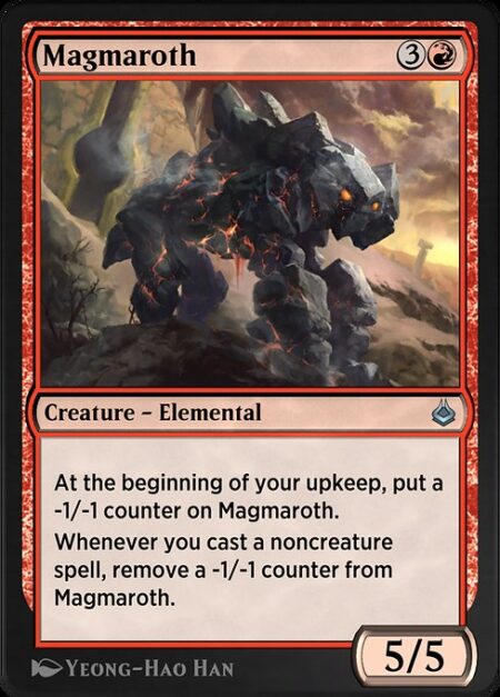 Magmaroth - At the beginning of your upkeep