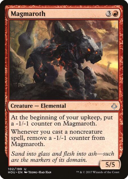 Magmaroth - At the beginning of your upkeep