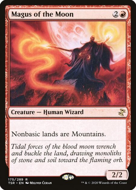 Magus of the Moon - Nonbasic lands are Mountains.