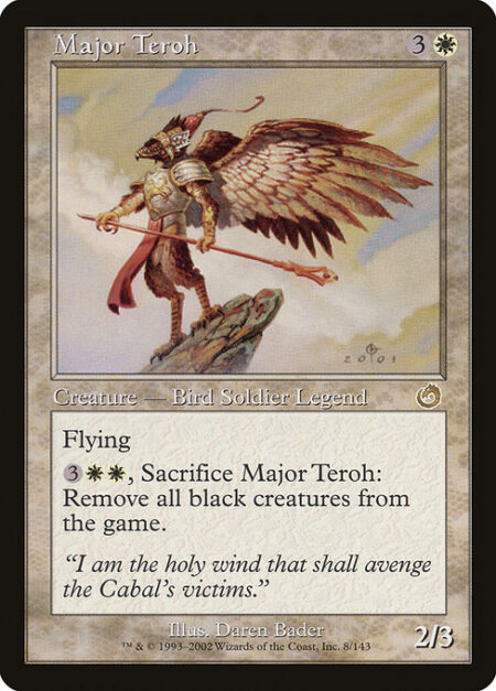 Major Teroh - Flying