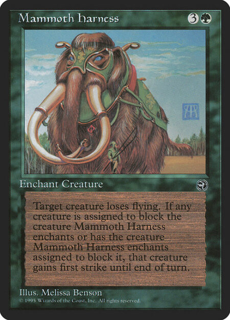 Mammoth Harness - Enchant creature