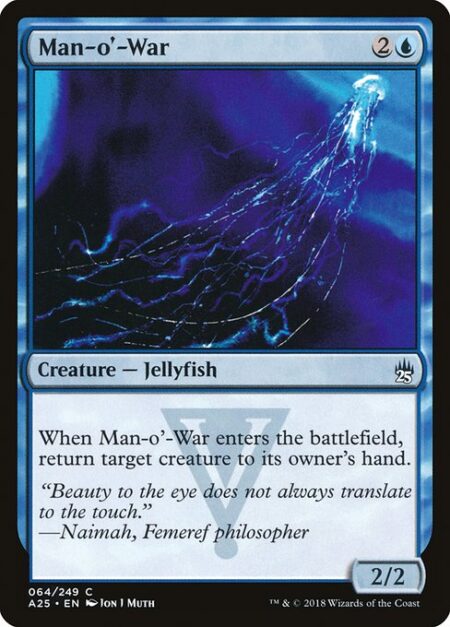 Man-o'-War - When Man-o'-War enters the battlefield