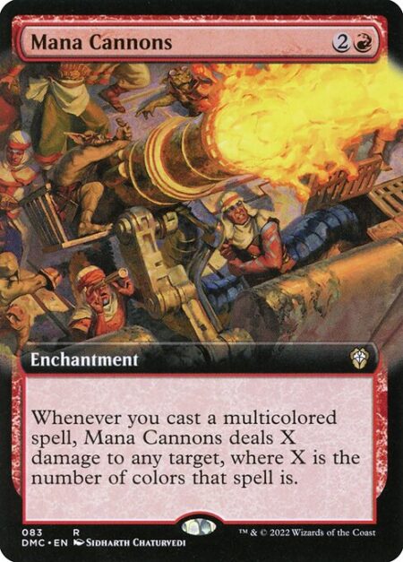 Mana Cannons - Whenever you cast a multicolored spell