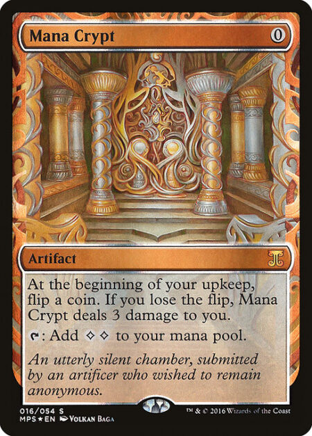 Mana Crypt - At the beginning of your upkeep