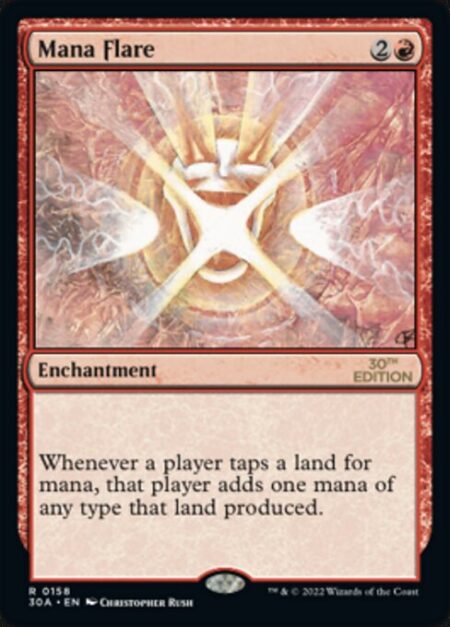 Mana Flare - Whenever a player taps a land for mana