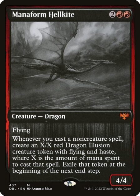 Manaform Hellkite - Flying