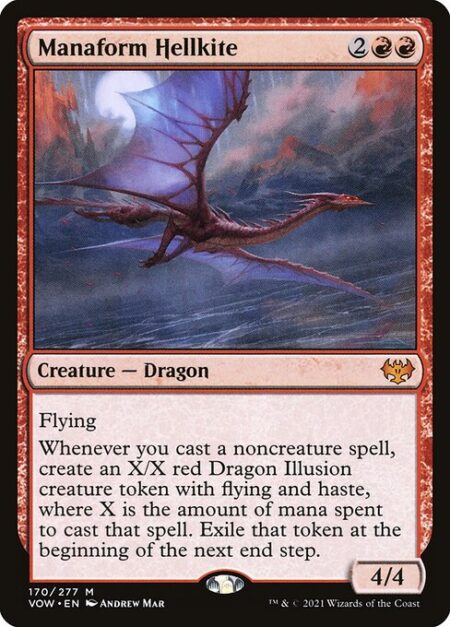 Manaform Hellkite - Flying