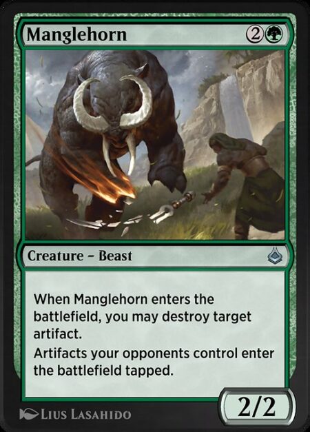 Manglehorn - When Manglehorn enters the battlefield