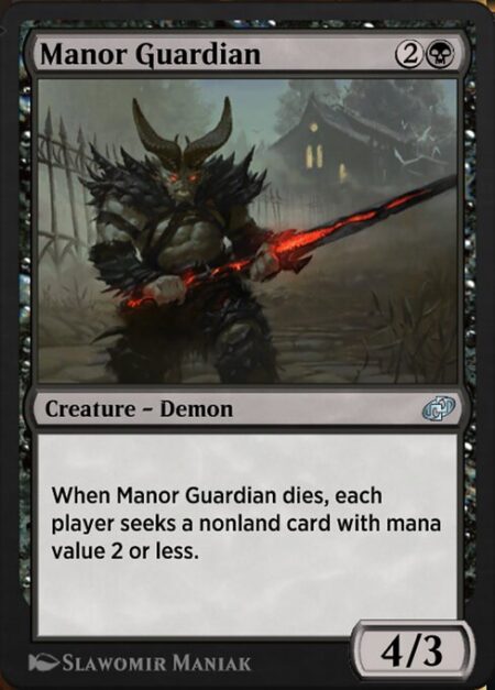 Manor Guardian - When Manor Guardian dies