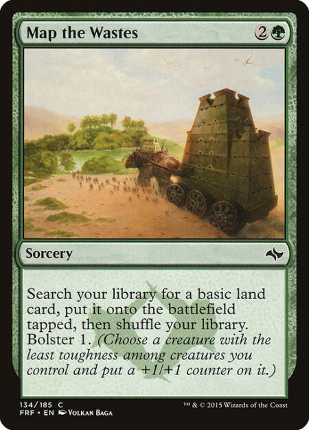 Map the Wastes - Search your library for a basic land card