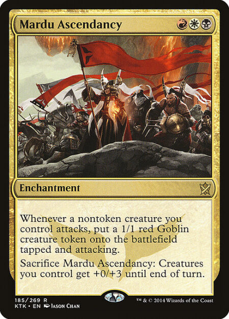 Mardu Ascendancy - Whenever a nontoken creature you control attacks