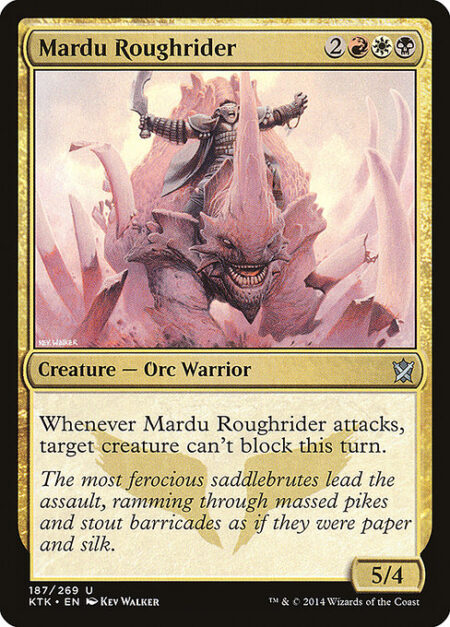 Mardu Roughrider - Whenever Mardu Roughrider attacks