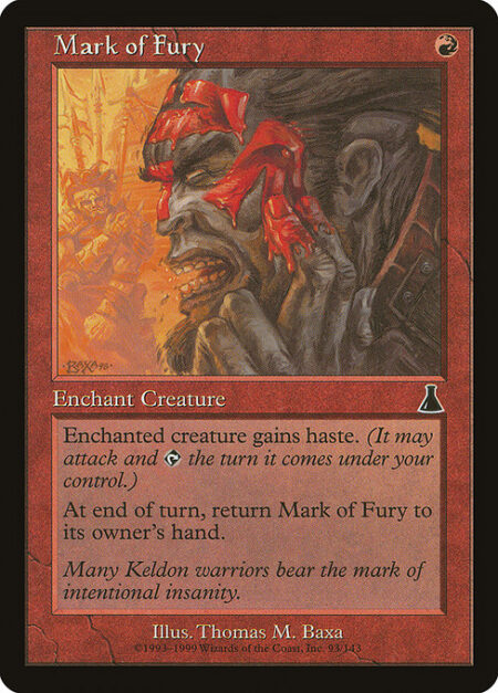 Mark of Fury - Enchant creature