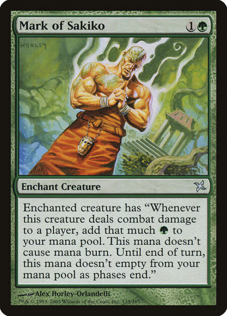 Mark of Sakiko - Enchant creature