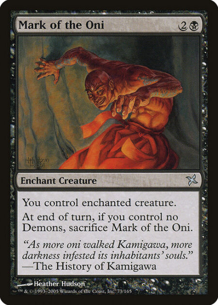 Mark of the Oni - Enchant creature