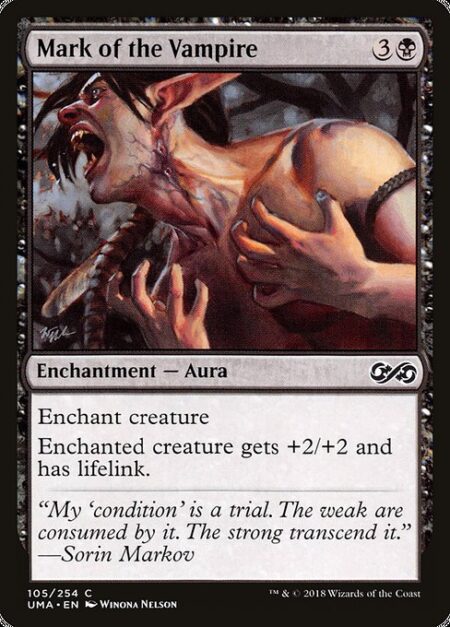 Mark of the Vampire - Enchant creature