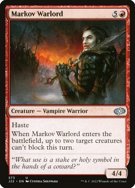 Markov Warlord - Haste