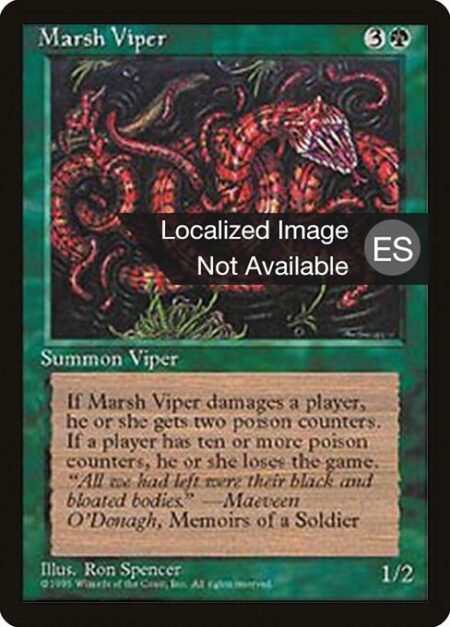 Marsh Viper - Whenever Marsh Viper deals damage to a player