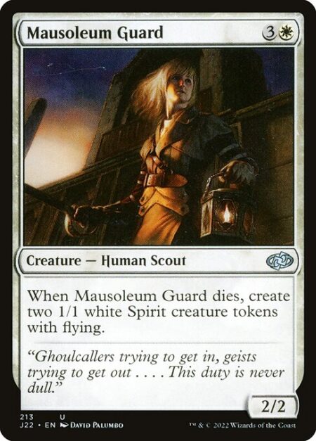 Mausoleum Guard - When Mausoleum Guard dies