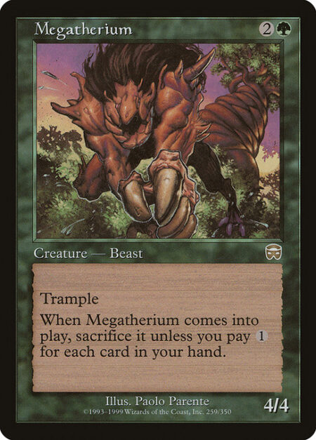 Megatherium - Trample