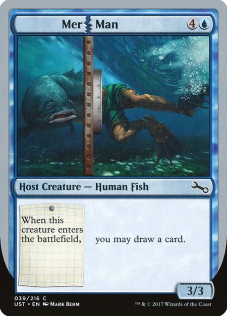 Mer Man - When this creature enters the battlefield