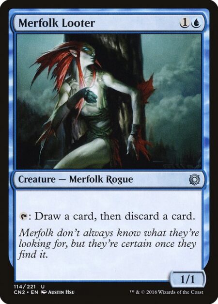 Merfolk Looter - {T}: Draw a card