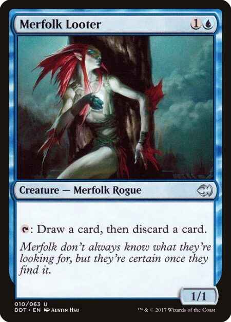 Merfolk Looter - {T}: Draw a card