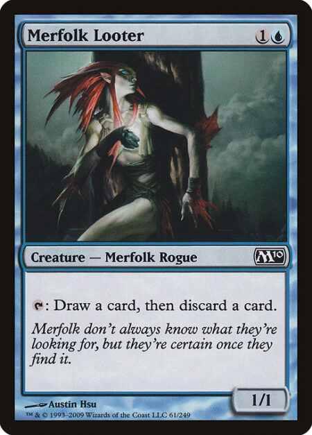 Merfolk Looter - {T}: Draw a card