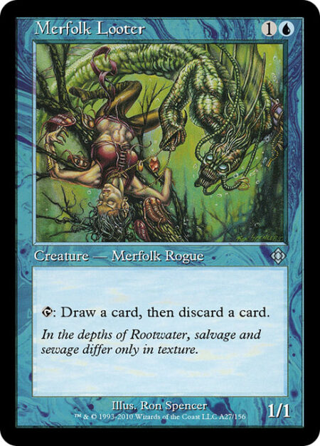 Merfolk Looter - {T}: Draw a card