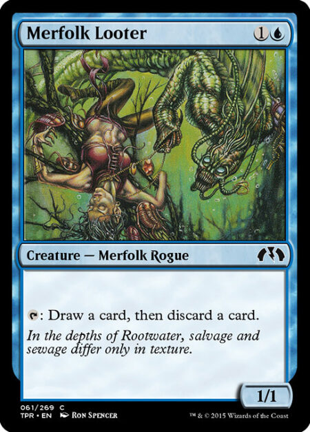 Merfolk Looter - {T}: Draw a card