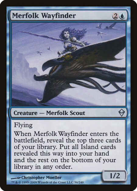 Merfolk Wayfinder - Flying