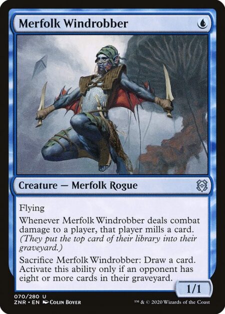 Merfolk Windrobber - Flying