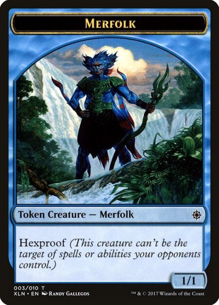 Merfolk - Hexproof (This creature can't be the target of spells or abilities your opponents control.)