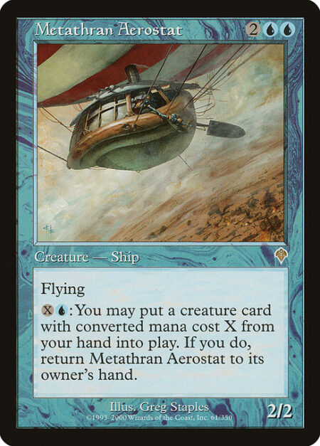 Metathran Aerostat - Flying