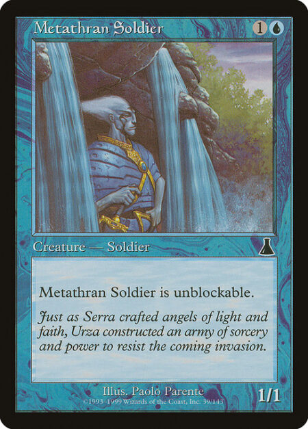 Metathran Soldier - Metathran Soldier can't be blocked.