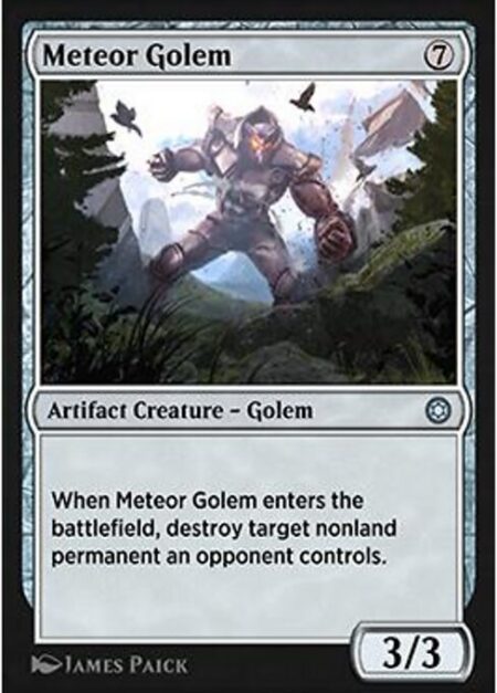 Meteor Golem - When this creature enters