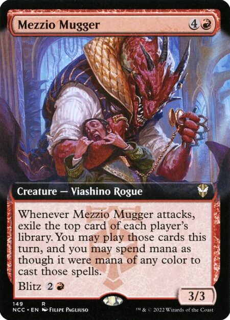 Mezzio Mugger - Whenever Mezzio Mugger attacks