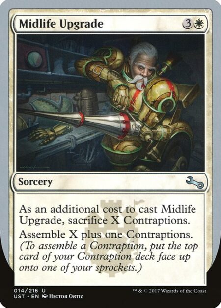 Midlife Upgrade - As an additional cost to cast this spell