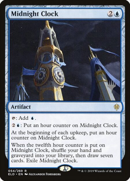 Midnight Clock - {T}: Add {U}.