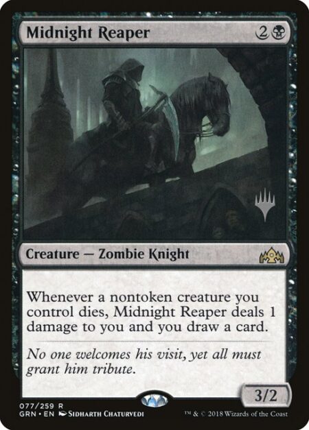 Midnight Reaper - Whenever a nontoken creature you control dies