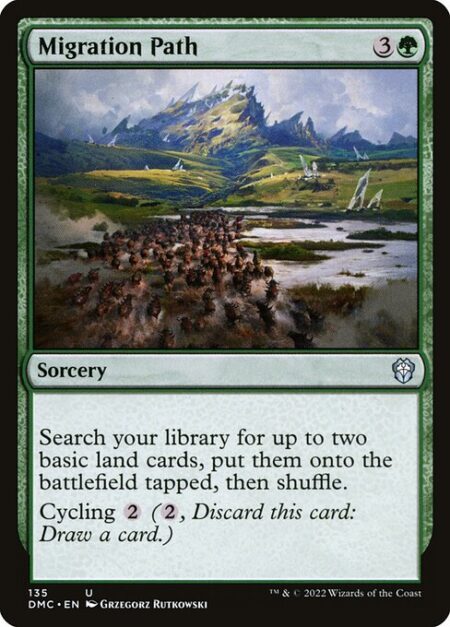 Migration Path - Search your library for up to two basic land cards