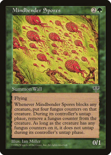 Mindbender Spores - Defender (This creature can't attack.)