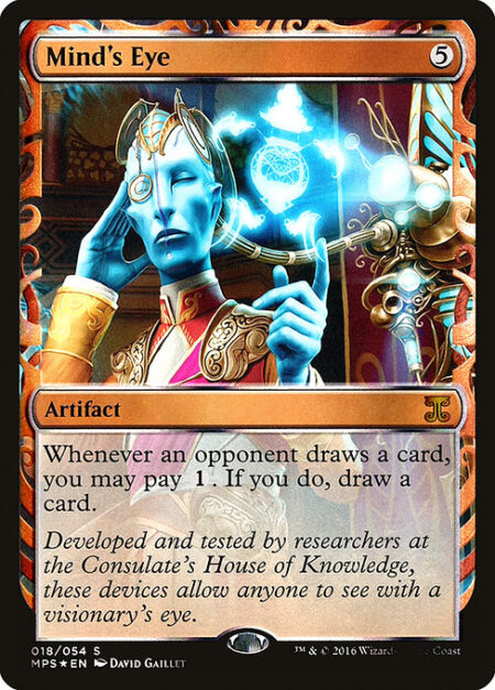 Mind's Eye - Whenever an opponent draws a card