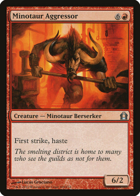Minotaur Aggressor - First strike