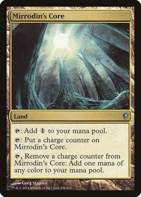 Mirrodin's Core - {T}: Add {C}.