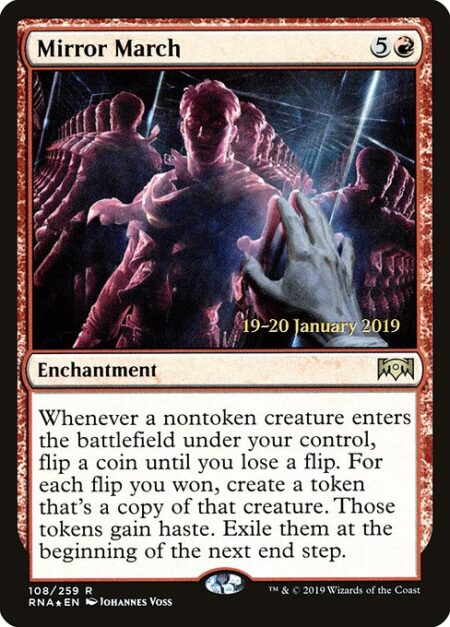 Mirror March - Whenever a nontoken creature you control enters