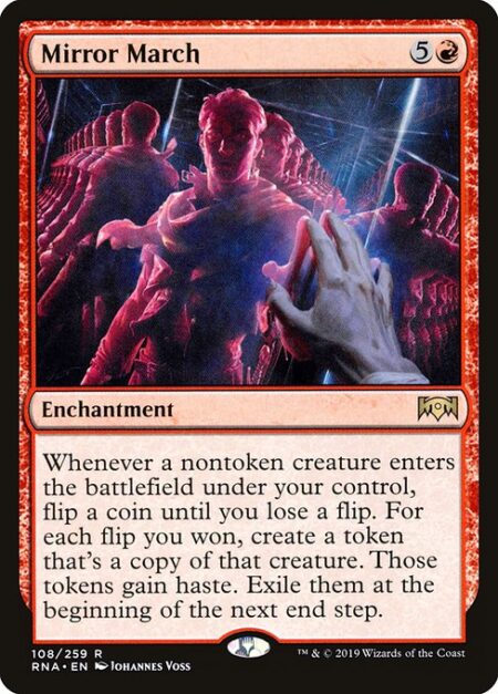 Mirror March - Whenever a nontoken creature you control enters